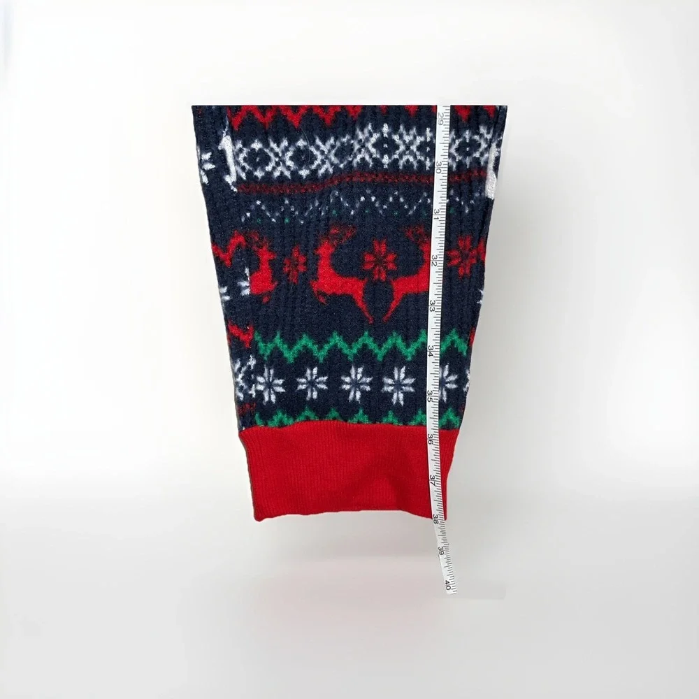 Lands End Pajama Set Size‎ Medium 2 piece Fairisle Pattern Soft Cozy Stretch